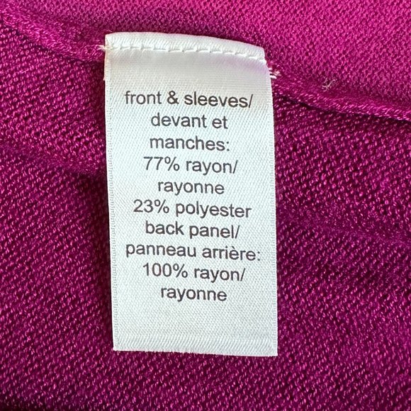 Maurices Purple 3/4 length sleeve sweater with back detail size xs - Picture 6 of 9
